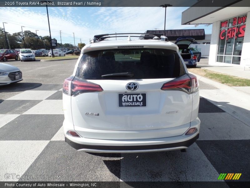 Blizzard Pearl / Nutmeg 2016 Toyota RAV4 Limited