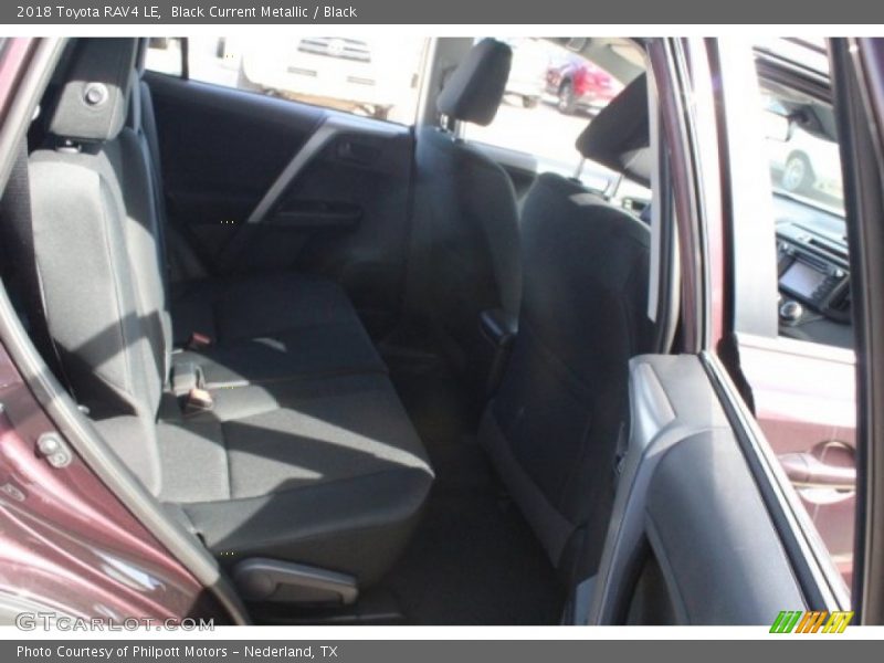 Black Current Metallic / Black 2018 Toyota RAV4 LE