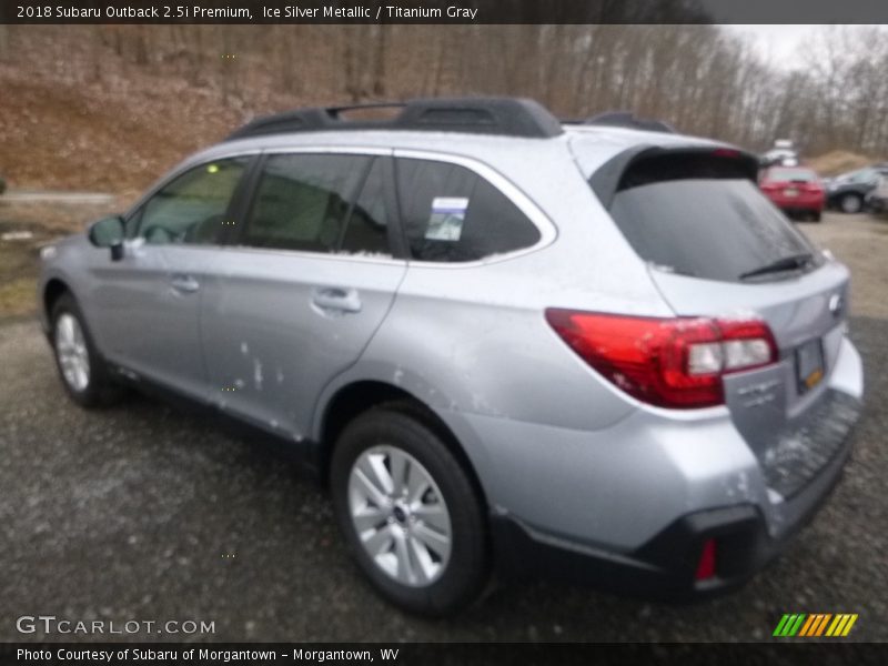 Ice Silver Metallic / Titanium Gray 2018 Subaru Outback 2.5i Premium