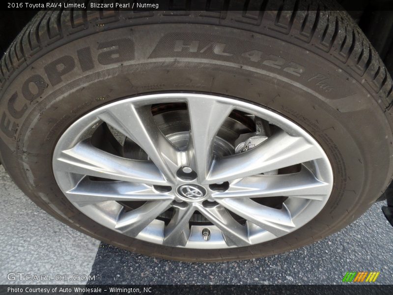 Blizzard Pearl / Nutmeg 2016 Toyota RAV4 Limited