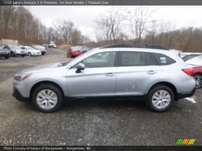 Ice Silver Metallic / Titanium Gray 2018 Subaru Outback 2.5i Premium