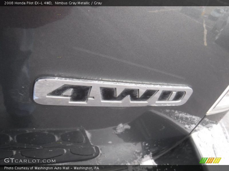Nimbus Gray Metallic / Gray 2008 Honda Pilot EX-L 4WD