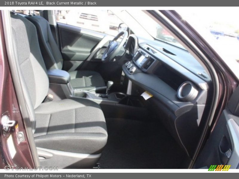 Black Current Metallic / Black 2018 Toyota RAV4 LE