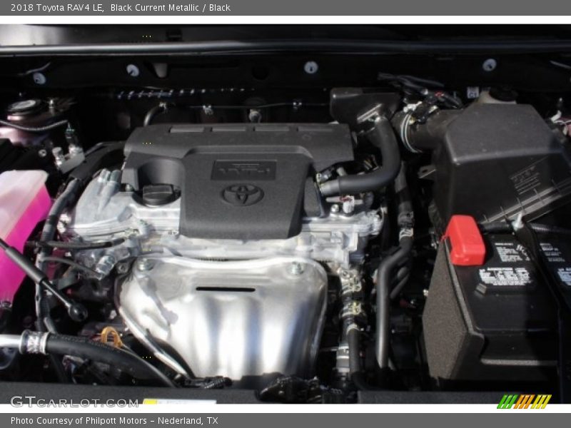 Black Current Metallic / Black 2018 Toyota RAV4 LE