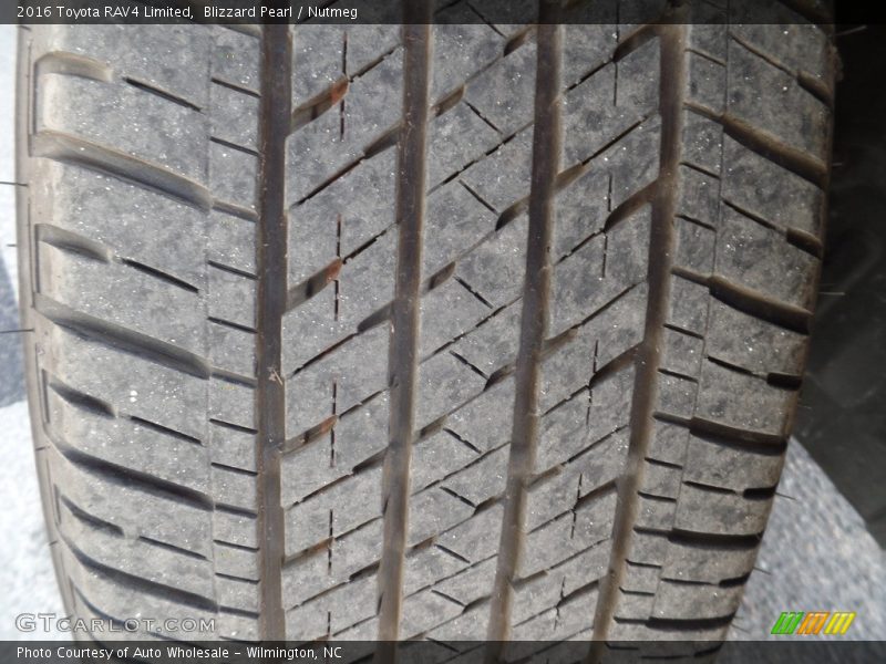 Blizzard Pearl / Nutmeg 2016 Toyota RAV4 Limited