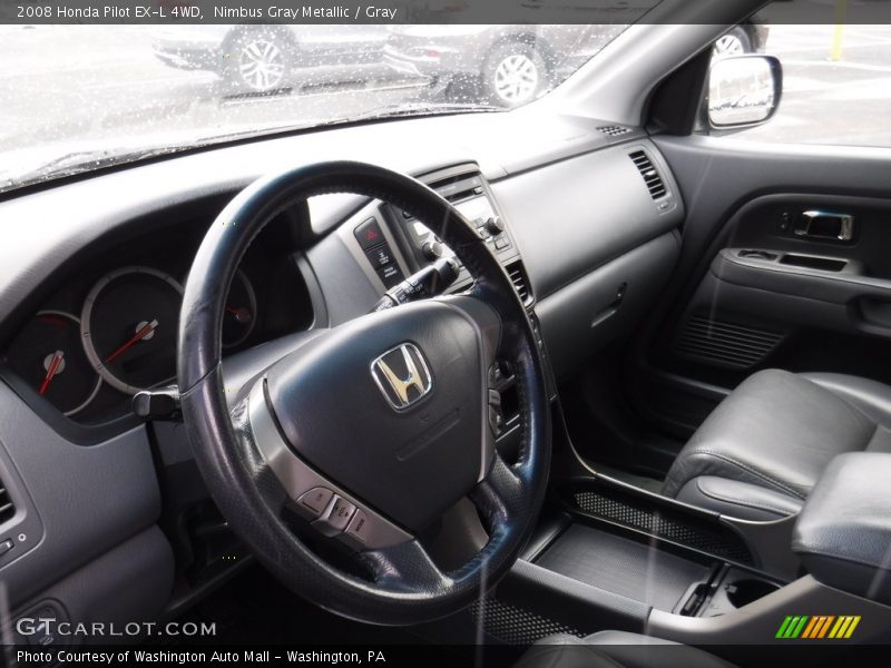 Nimbus Gray Metallic / Gray 2008 Honda Pilot EX-L 4WD