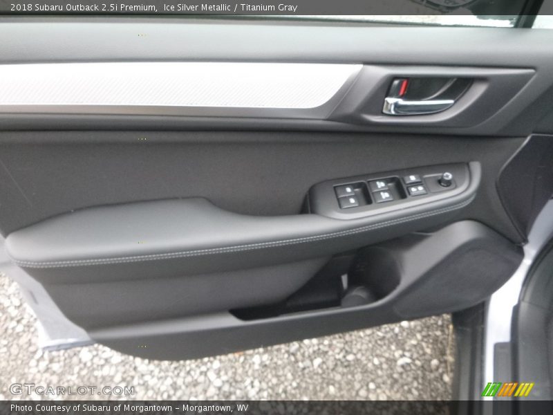 Ice Silver Metallic / Titanium Gray 2018 Subaru Outback 2.5i Premium