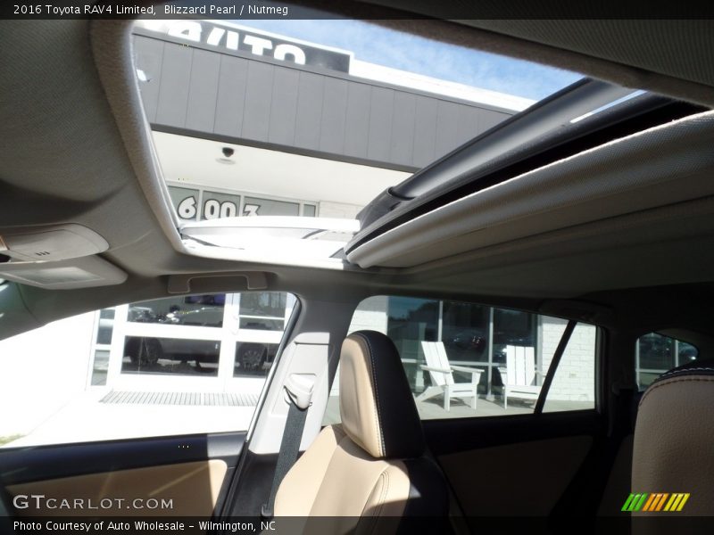 Blizzard Pearl / Nutmeg 2016 Toyota RAV4 Limited