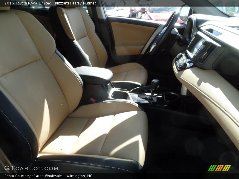 Blizzard Pearl / Nutmeg 2016 Toyota RAV4 Limited