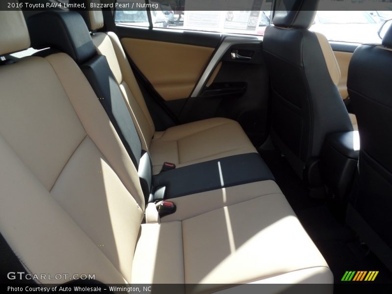 Blizzard Pearl / Nutmeg 2016 Toyota RAV4 Limited