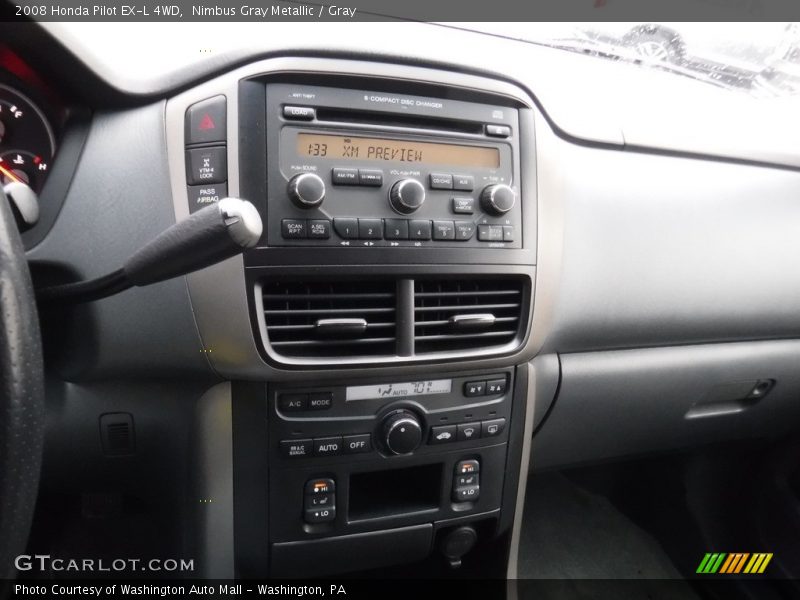 Nimbus Gray Metallic / Gray 2008 Honda Pilot EX-L 4WD