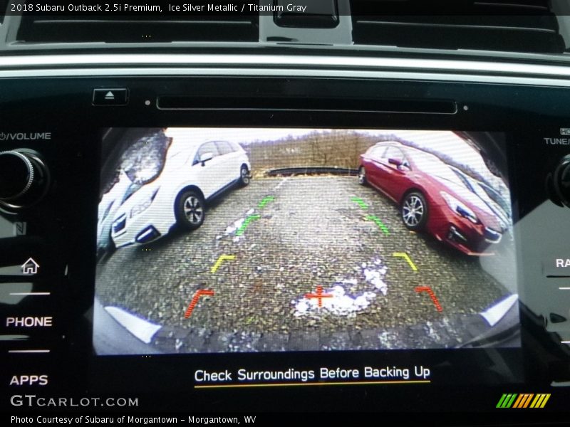 Ice Silver Metallic / Titanium Gray 2018 Subaru Outback 2.5i Premium