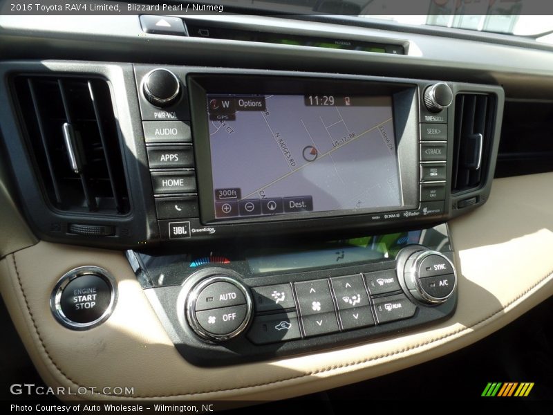 Blizzard Pearl / Nutmeg 2016 Toyota RAV4 Limited