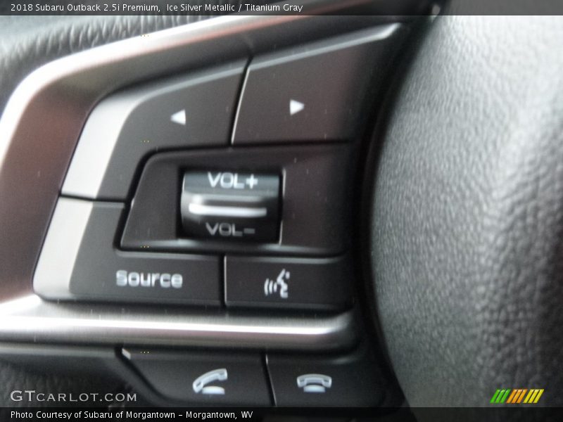 Ice Silver Metallic / Titanium Gray 2018 Subaru Outback 2.5i Premium