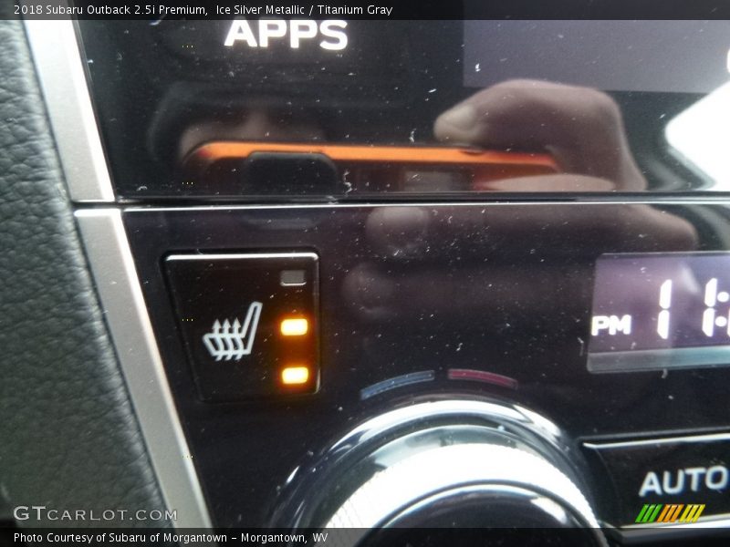 Ice Silver Metallic / Titanium Gray 2018 Subaru Outback 2.5i Premium