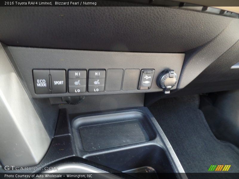 Blizzard Pearl / Nutmeg 2016 Toyota RAV4 Limited