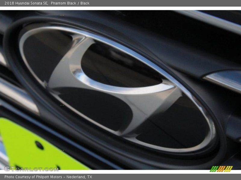 Phantom Black / Black 2018 Hyundai Sonata SE
