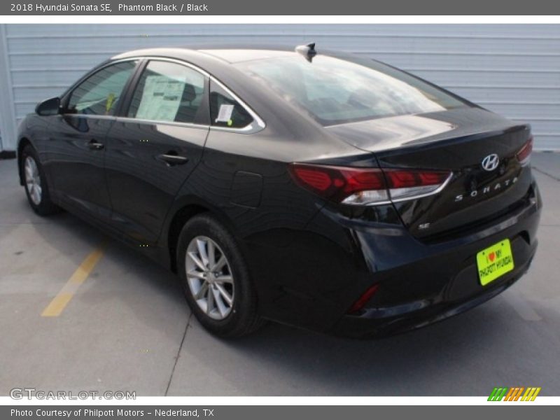 Phantom Black / Black 2018 Hyundai Sonata SE