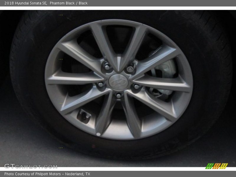 Phantom Black / Black 2018 Hyundai Sonata SE