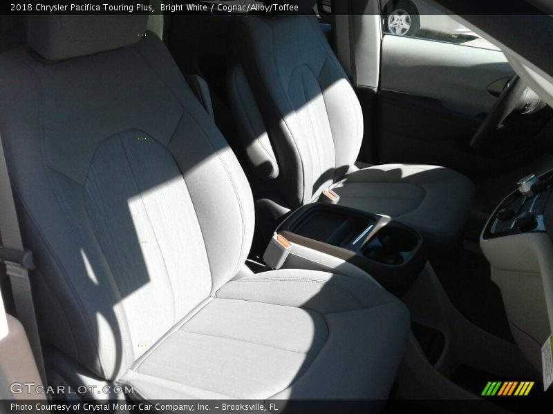 Bright White / Cognac/Alloy/Toffee 2018 Chrysler Pacifica Touring Plus
