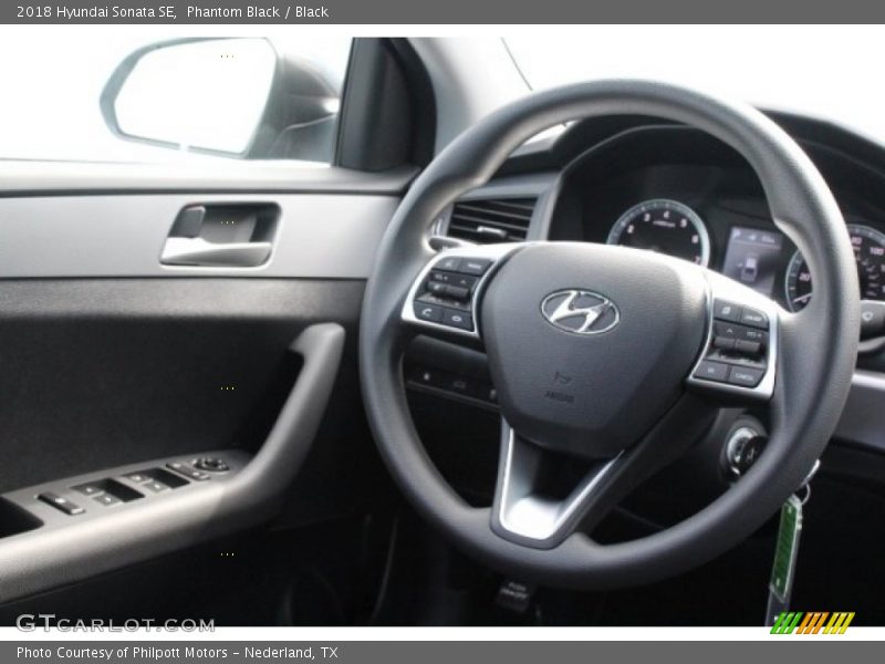 Phantom Black / Black 2018 Hyundai Sonata SE