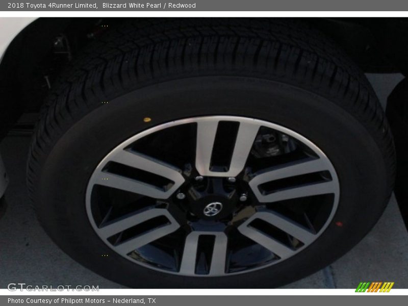 Blizzard White Pearl / Redwood 2018 Toyota 4Runner Limited