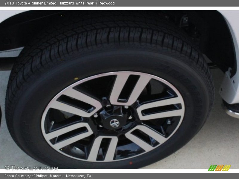 Blizzard White Pearl / Redwood 2018 Toyota 4Runner Limited