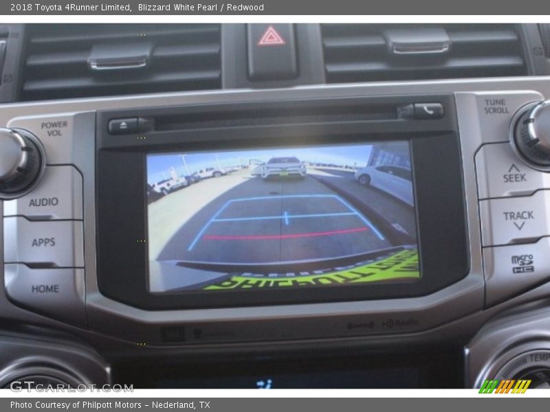 Blizzard White Pearl / Redwood 2018 Toyota 4Runner Limited