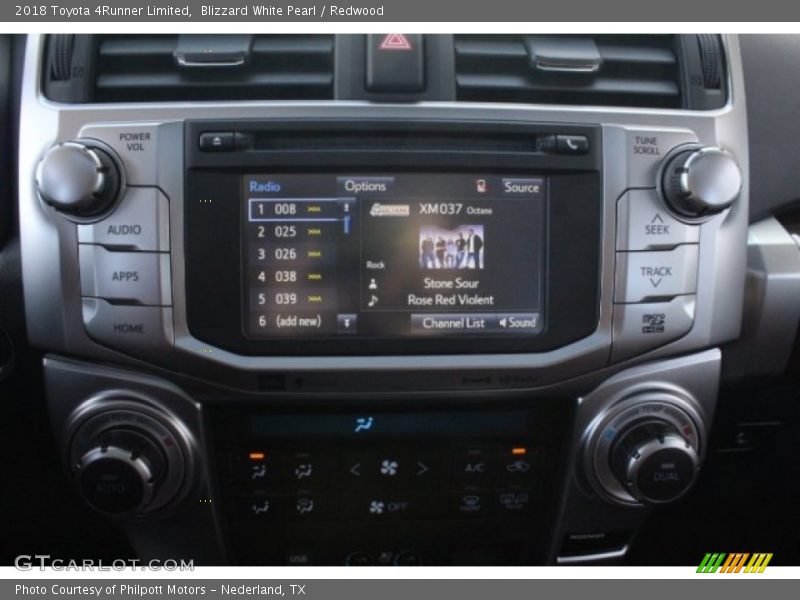 Blizzard White Pearl / Redwood 2018 Toyota 4Runner Limited