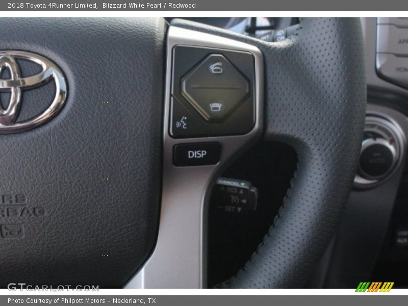 Blizzard White Pearl / Redwood 2018 Toyota 4Runner Limited