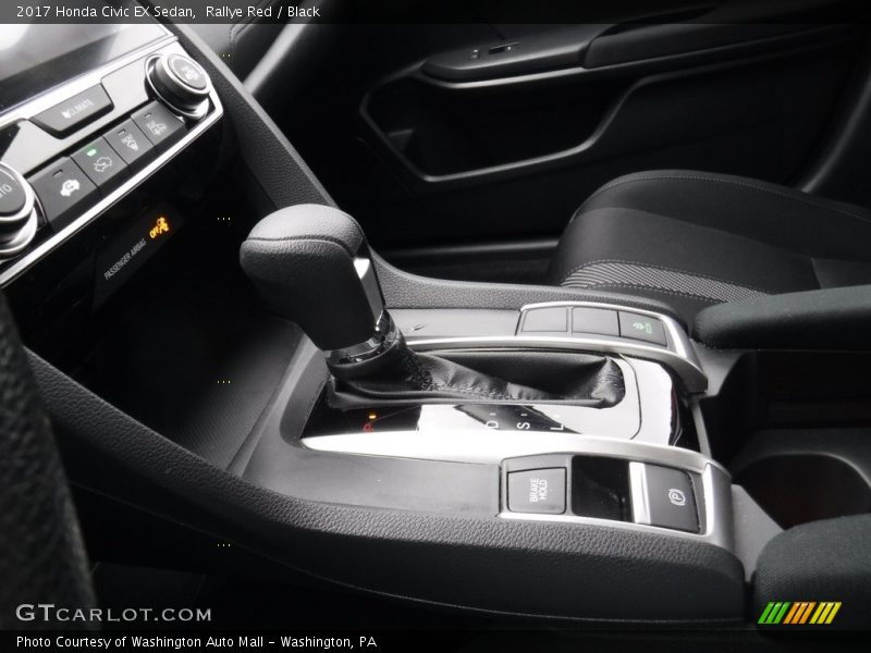 Rallye Red / Black 2017 Honda Civic EX Sedan