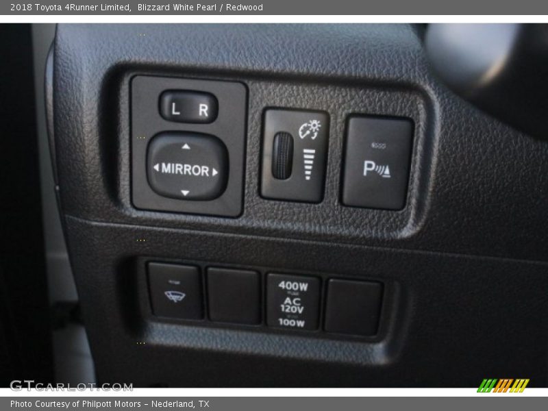 Blizzard White Pearl / Redwood 2018 Toyota 4Runner Limited