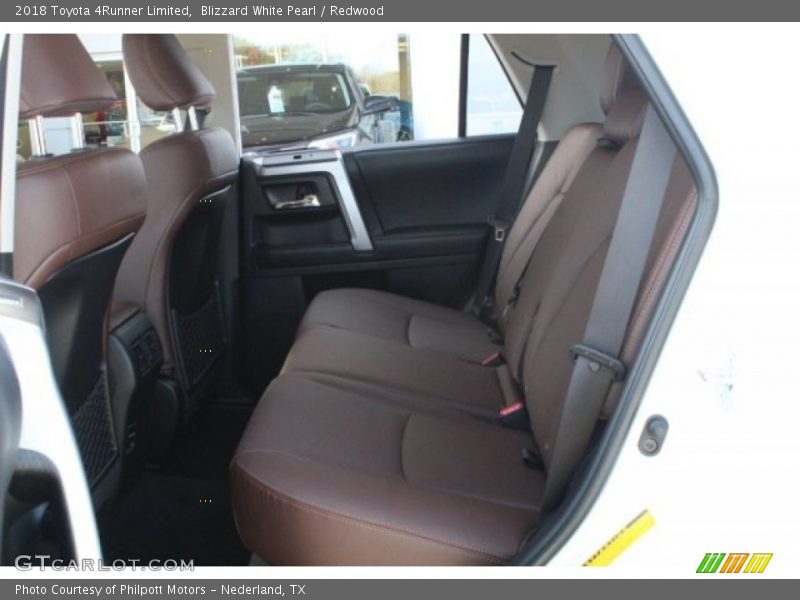 Blizzard White Pearl / Redwood 2018 Toyota 4Runner Limited