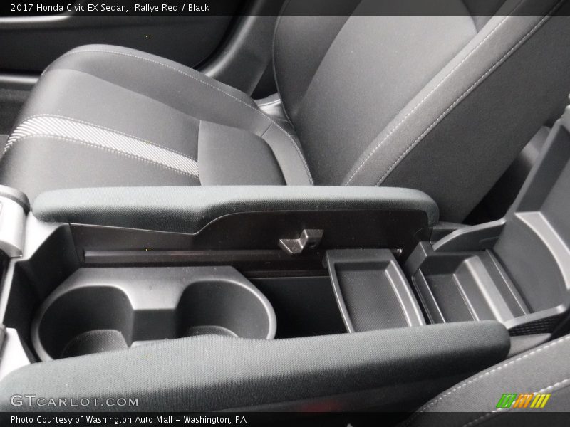 Rallye Red / Black 2017 Honda Civic EX Sedan