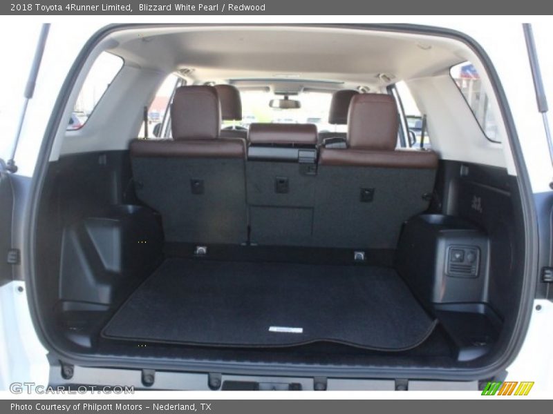 Blizzard White Pearl / Redwood 2018 Toyota 4Runner Limited