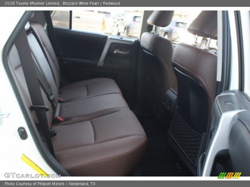 Blizzard White Pearl / Redwood 2018 Toyota 4Runner Limited