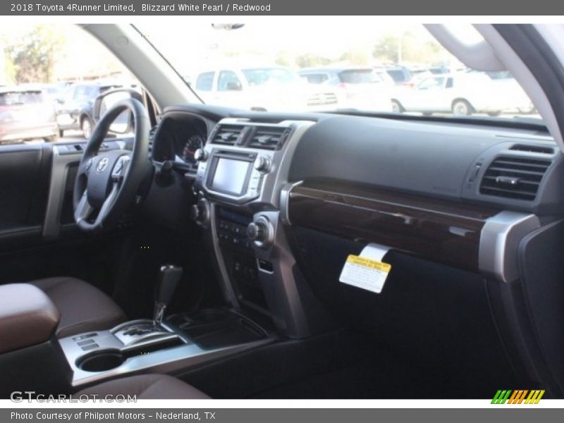 Blizzard White Pearl / Redwood 2018 Toyota 4Runner Limited