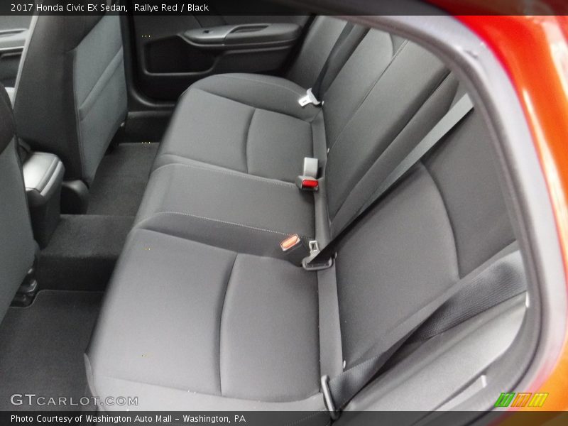 Rallye Red / Black 2017 Honda Civic EX Sedan