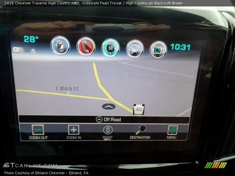 Iridescent Pearl Tricoat / High Country Jet Black/Loft Brown 2018 Chevrolet Traverse High Country AWD