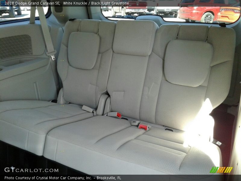 White Knuckle / Black/Light Graystone 2018 Dodge Grand Caravan SE