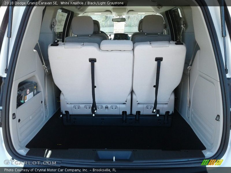 White Knuckle / Black/Light Graystone 2018 Dodge Grand Caravan SE