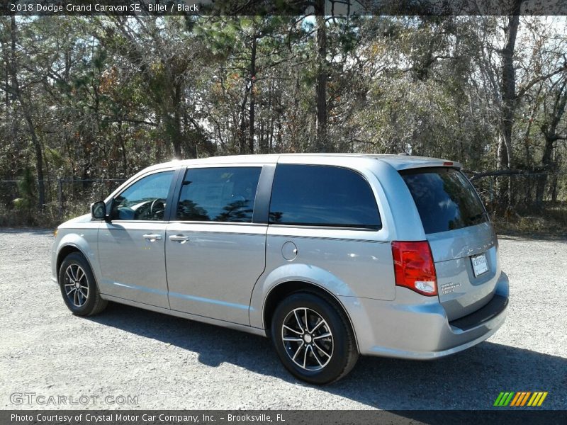 Billet / Black 2018 Dodge Grand Caravan SE