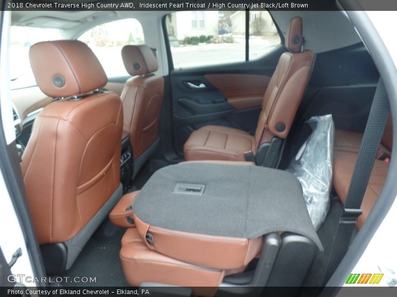 Iridescent Pearl Tricoat / High Country Jet Black/Loft Brown 2018 Chevrolet Traverse High Country AWD
