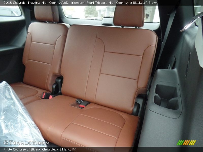 Iridescent Pearl Tricoat / High Country Jet Black/Loft Brown 2018 Chevrolet Traverse High Country AWD