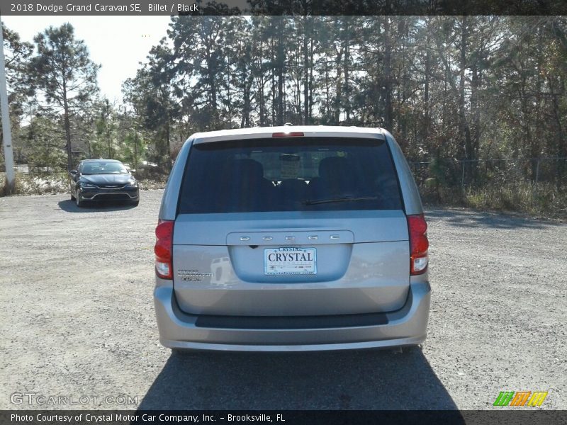 Billet / Black 2018 Dodge Grand Caravan SE