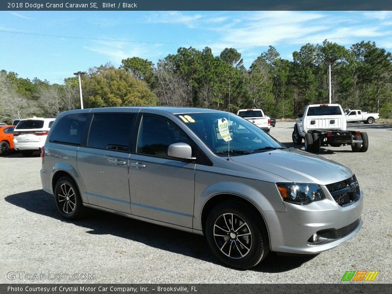 Billet / Black 2018 Dodge Grand Caravan SE