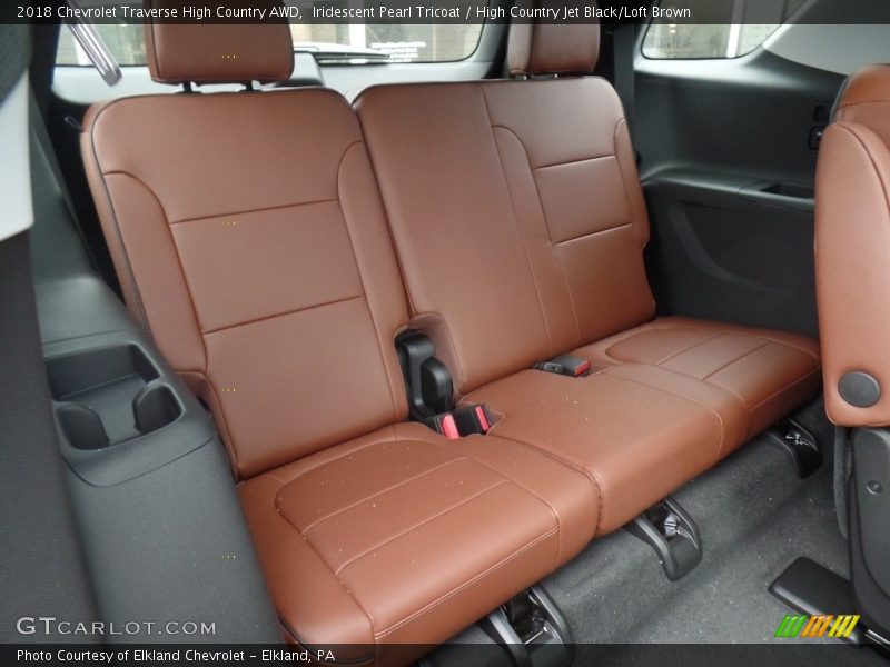 Iridescent Pearl Tricoat / High Country Jet Black/Loft Brown 2018 Chevrolet Traverse High Country AWD