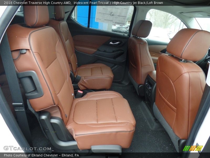 Iridescent Pearl Tricoat / High Country Jet Black/Loft Brown 2018 Chevrolet Traverse High Country AWD