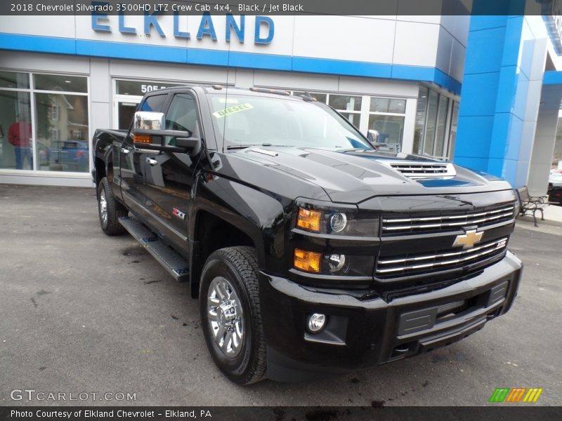 Black / Jet Black 2018 Chevrolet Silverado 3500HD LTZ Crew Cab 4x4