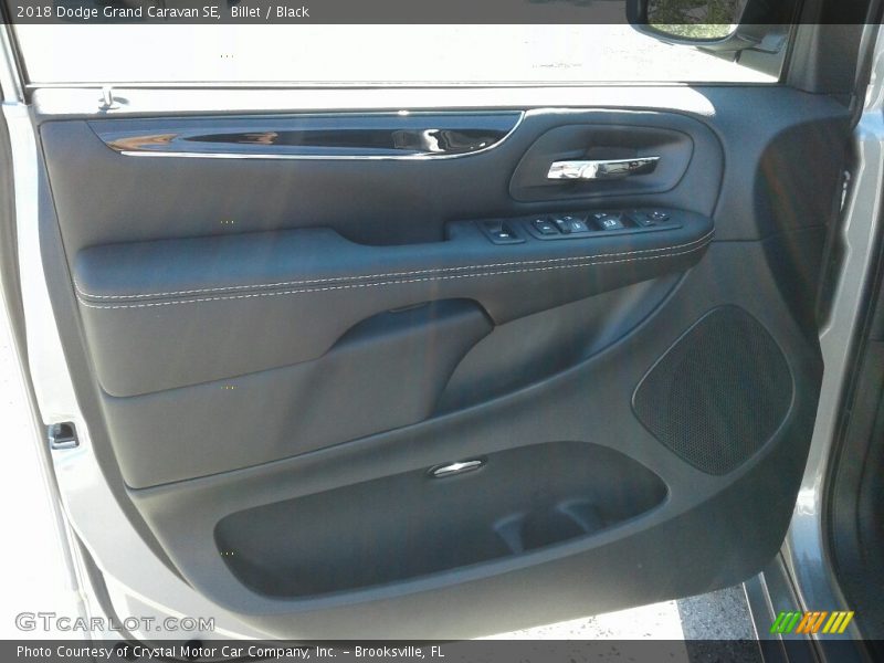 Billet / Black 2018 Dodge Grand Caravan SE